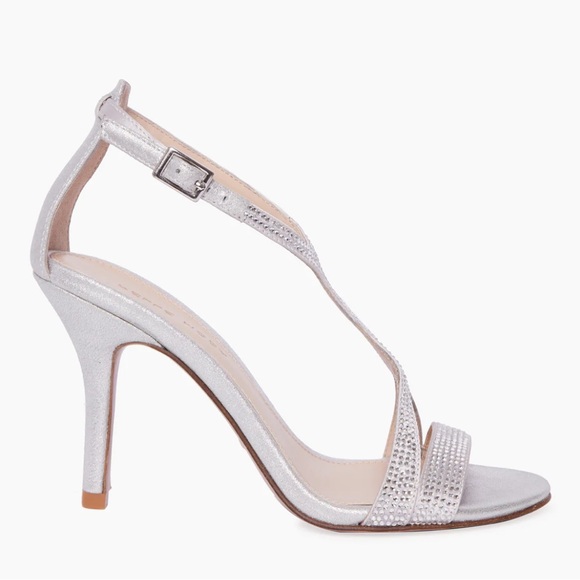 Pelle Moda Karisa High Heel in Silver Size 11 Women’s NEW Heels T-Strap Sparkly - Picture 13 of 13